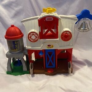 Fisher-Price Red and White Barn Playset